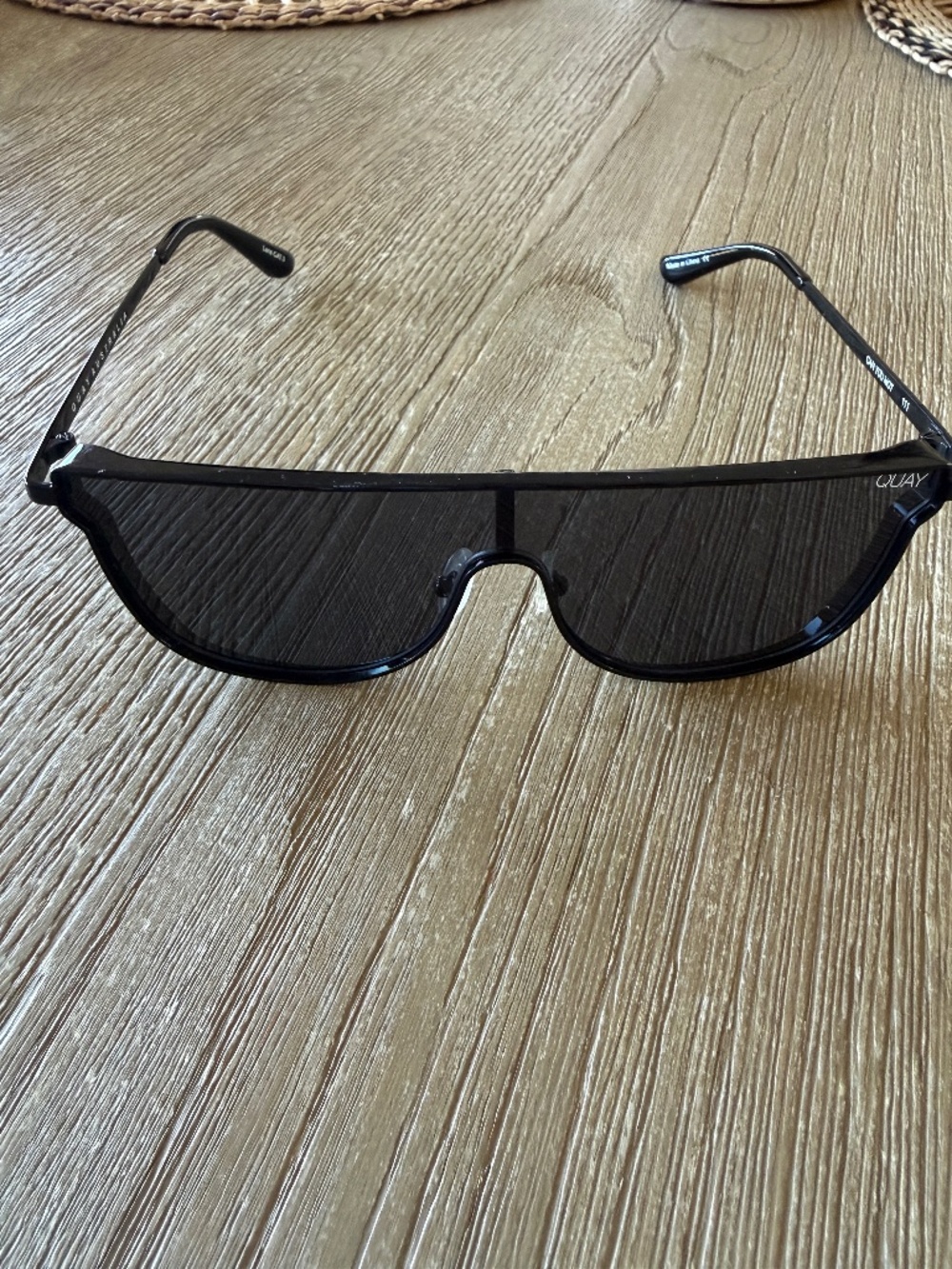 The QUAY Australia "Can You Not" 111 Shield Sunglasses